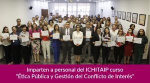 Imparten a personal del ICHITAIP curso “Ética Pública y Gestión del Conflicto de Interés”